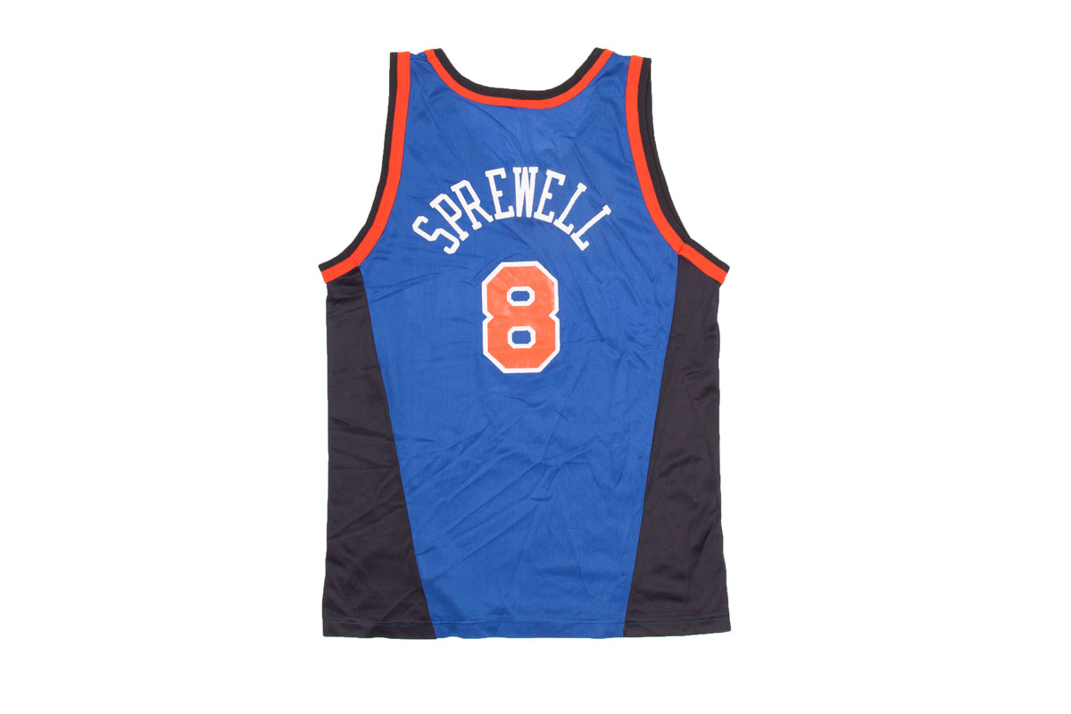 Vintage New York Knicks jersey, Sprewell 8, M - Pulp Vintage Pulp Vintage