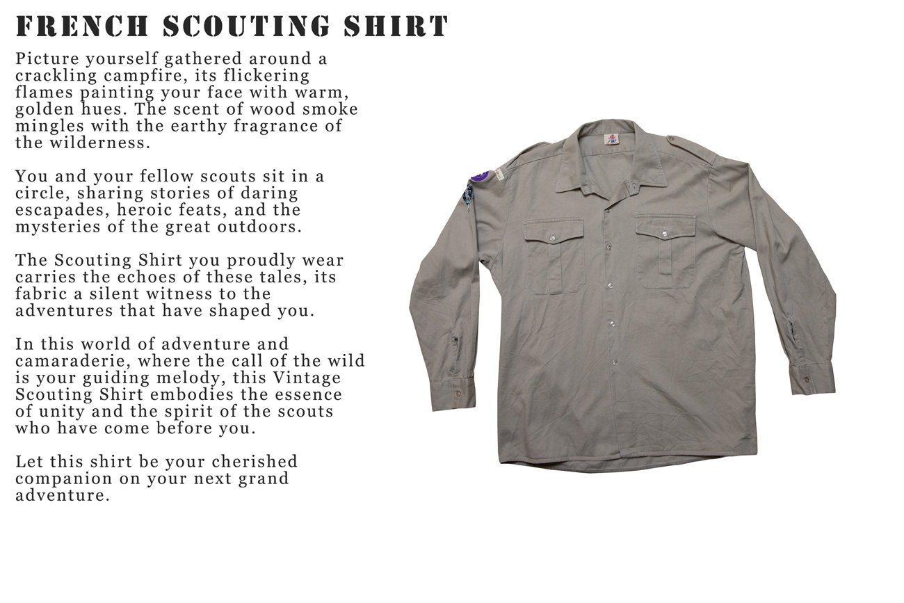 French Scouting shirt